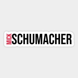 Mick Schumacher Driver Name - 2022 Season Sticker